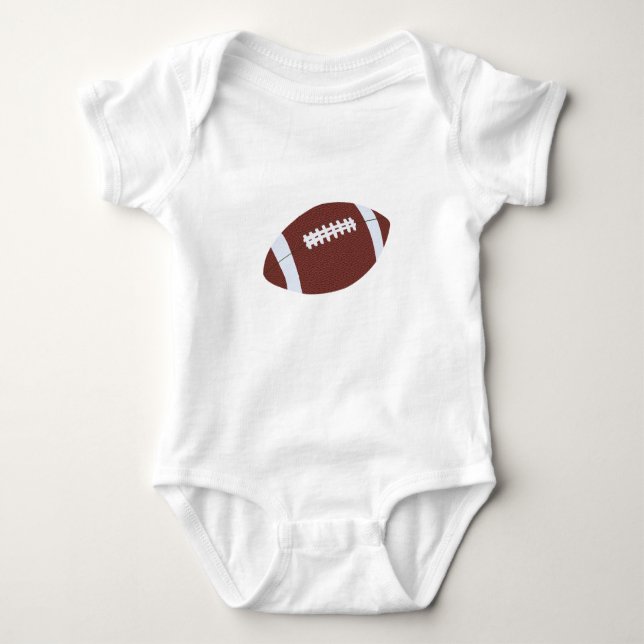 Body Para Bebê American Football Gridiron Ball (Frente)