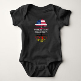 Body Para Bebê Americano crescido com design de Alemanha   das
