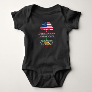 Body Para Bebê Americano crescido com design de Persia das