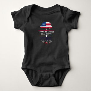 Body Para Bebê Americano crescido com design tailandês de