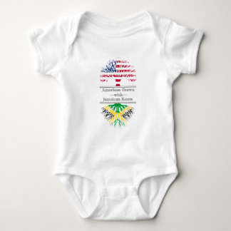 Body Para Bebê Americano crescido com o presente jamaicano do