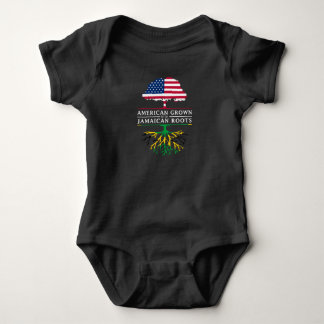 Body Para Bebê Americano crescido com raizes jamaicanas Jamaica