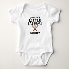 Body Para Bebê Amigo de Beisebol do Papai | Beisebol Fofo