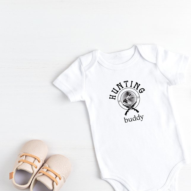 Body Para Bebê Amigo de caça personalizado (Hunting Buddy Baby Bodysuit)