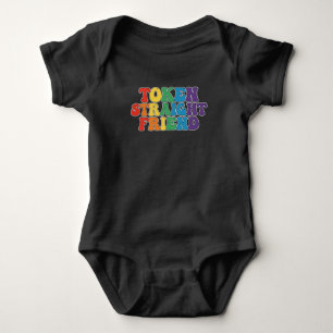 Body Para Bebê Amigo do Hetero do Orgulho LGBT Groovy