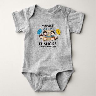 Body Para Bebê AMIGOS™ Bem-vindo ao Chibi do Mundo Real