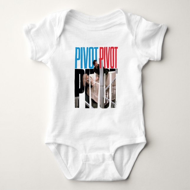 Body Para Bebê AMIGOS™ | Citação PIVOT PIVOT PIVOT (Frente)
