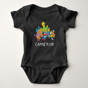 Body Para Bebê Amigos da Sesame Street Fantasias de Halloween