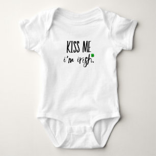 Body Para Bebê Amigos do Presente do Dia de São Patrício Irland