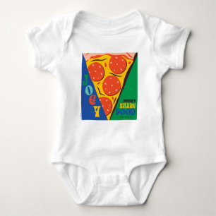 Body Para Bebê AMIGOS™   Joey não compartilha Comida - Pizza Grap