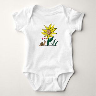 Body Para Bebê "Amigos Pequenos do Girassol"