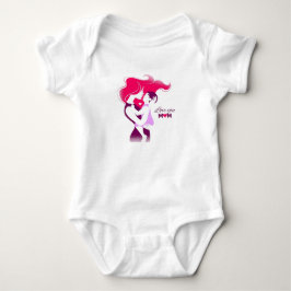 Body Para Bebê "Amo-Te Mãe - Dia de as mães Bonito E Corajoso Des