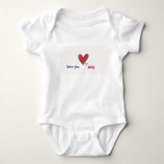 Body Para Bebê amo você papai e mamãe