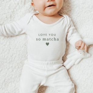 Body Para Bebê Amo você tanto matcha Chuveiro de bebê verde sálvi