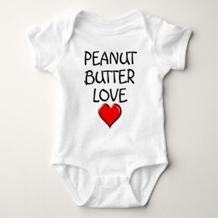 Body Para Bebê Amor à Manteiga de Amendoim