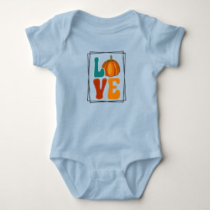 Body Para Bebê Amor, Abóbora outono