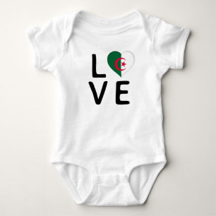 Body Para Bebê Amor - Argélia Flag