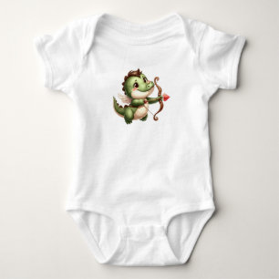 Body Para Bebê Amor de crocodilo bebê