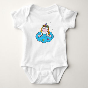 Body Para Bebê Amor de unicórnio