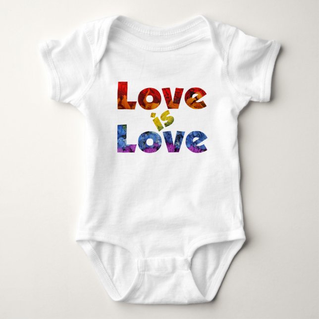 Body Para Bebê Amor é Amor (Frente)