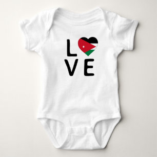 Body Para Bebê Amor - Jordan Flag