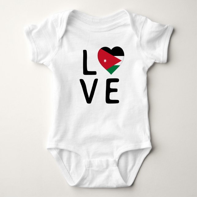 Body Para Bebê Amor - Jordan Flag (Frente)