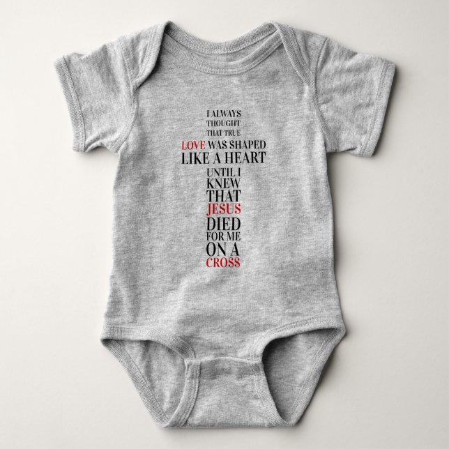 Body Para Bebê Amor verdadeiro (Frente)