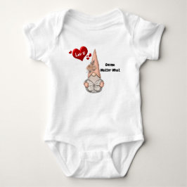Body Para Bebê Amor Você Gnomo