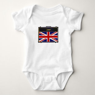Body Para Bebê Amplificador de Violão da Union Jack