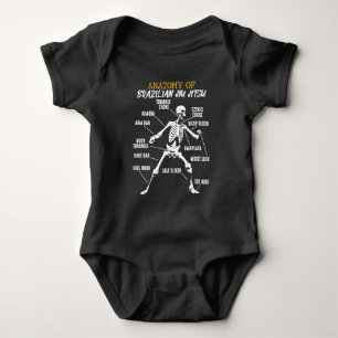 Body Para Bebê Anatomia do esqueleto da luta de Jiu Jitsu