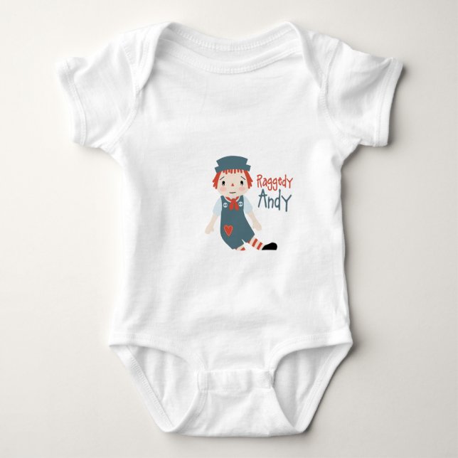 Body Para Bebê Andy Raggedy (Frente)