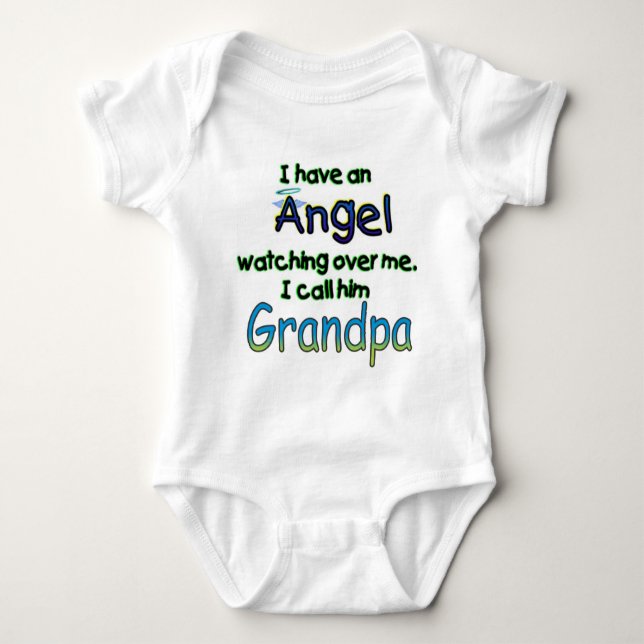 BODY PARA BEBÊ ANGEL CHAMADO GRANDPA (Frente)