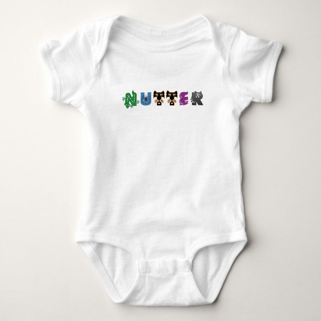 Body Para Bebê Animais de Nutter (Frente)