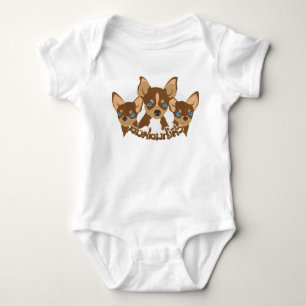 Body Para Bebê animal-do-cão-chihuahua