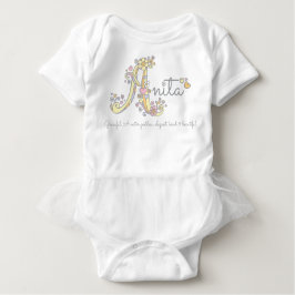 Body Para Bebê Anita dá nome ao costume decorativo