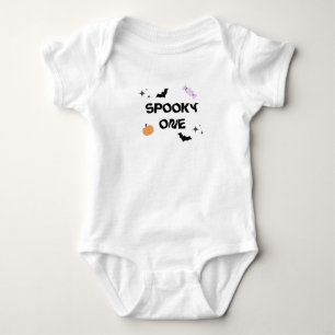Body Para Bebê Aniversário Assustador de Um Halloween
