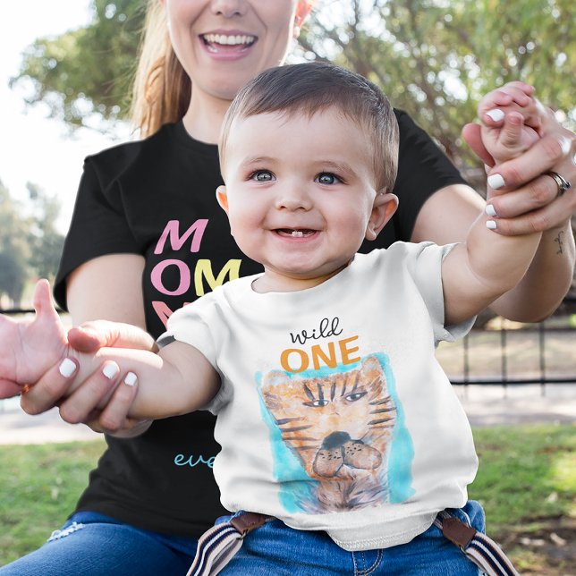 Body Para Bebê Aniversário de 1 ano do Selvagem (Criador carregado)