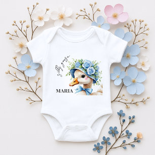 Body Para Bebê Aniversário de um Bobo de Gansinho