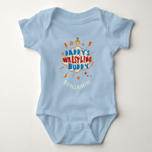 Body Para Bebê Aniversário Personalizado do Luta do pai