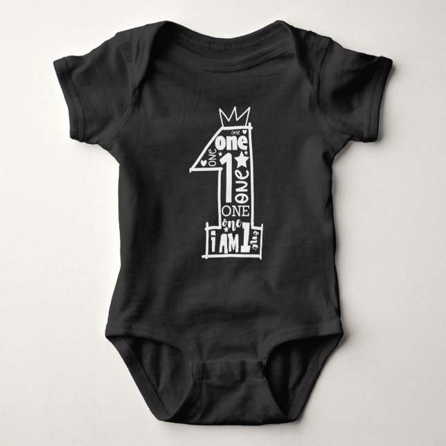 Body Para Bebê Aniversário - Ringer Tee (Frente)