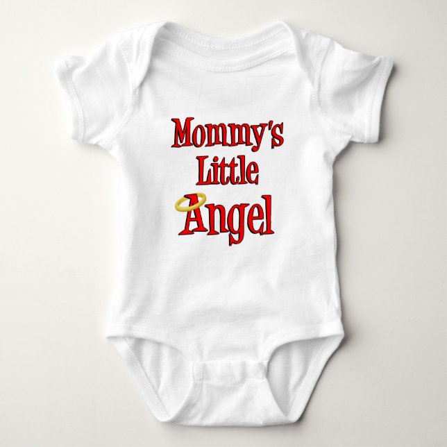 Body Para Bebê Anjinho da Mamãe (Frente)