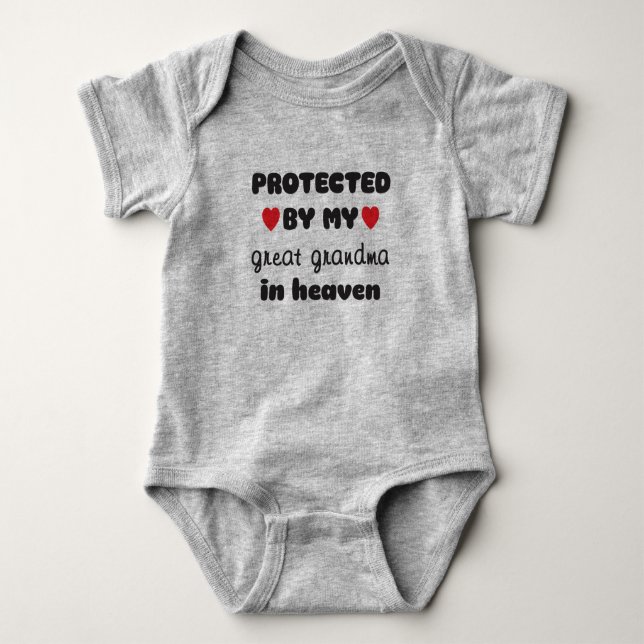 Body Para Bebê Anjo Guardião Bisavó (Frente)