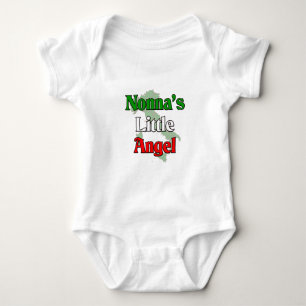 Body Para Bebê Anjo pequeno de Nonna (avó italiana)