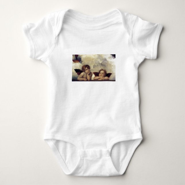 Body Para Bebê Anjos de Rafael (Frente)