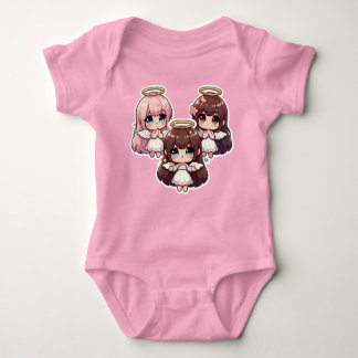 Body Para Bebê anjos kawaii
