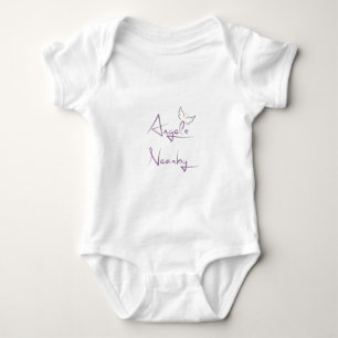 Body Para Bebê Anjos Por Perto Presente de Fé / Batismo Presente 