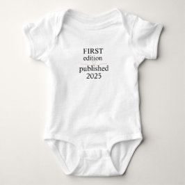 Body Para Bebê Ano de Publicação da Primeira Edição Bebê Novo