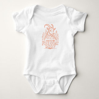 Body Para Bebê Ano do Bode de Fogo 2027