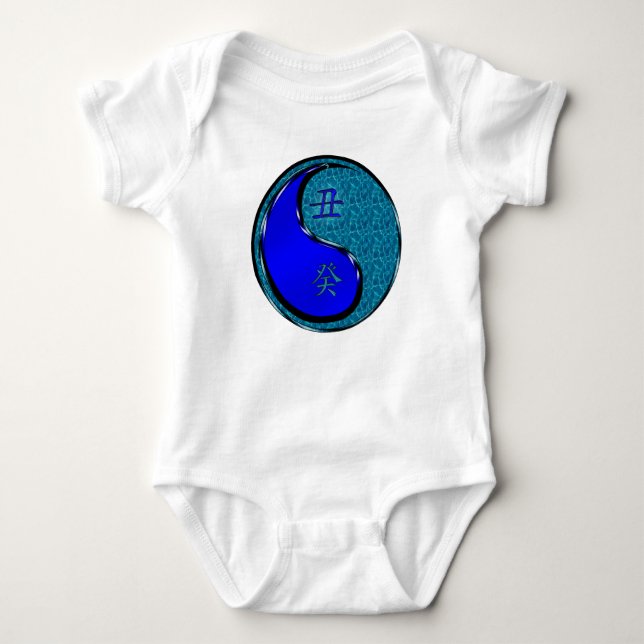 Body Para Bebê Ano do Boi de Água (Frente)
