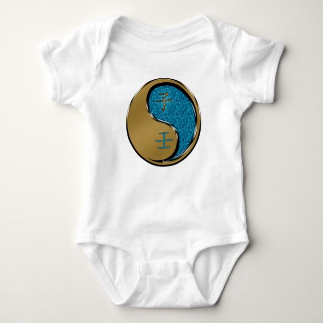 Body Para Bebê Ano do Rato de Água (Frente)